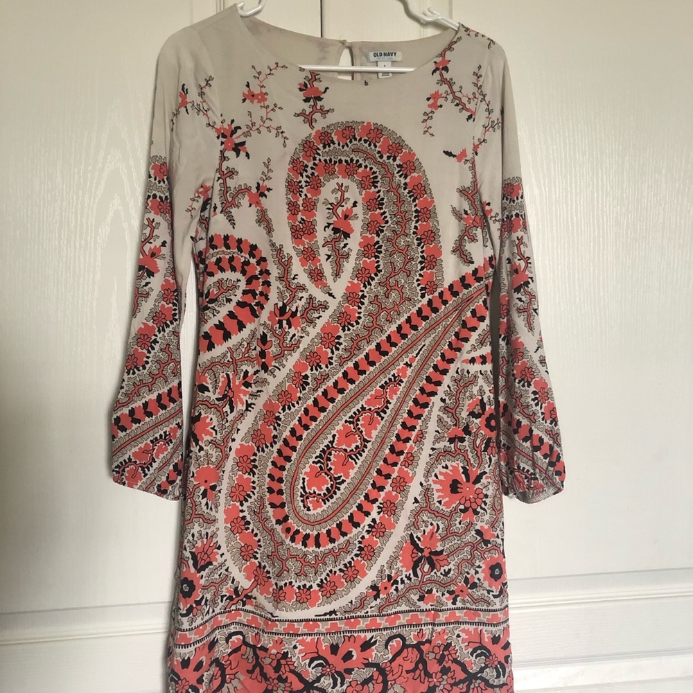 Long sleeve mini dress